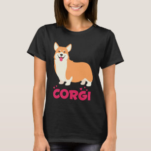 Camiseta de Mujer Cachorro Corgi Galés de Pembroke