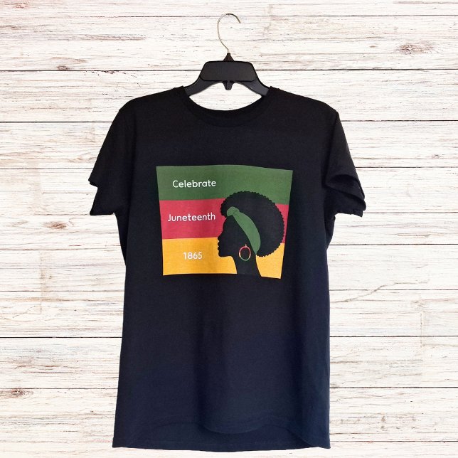 Camiseta de mujer Celebra Juneteenth 1865 (Subido por el creador)
