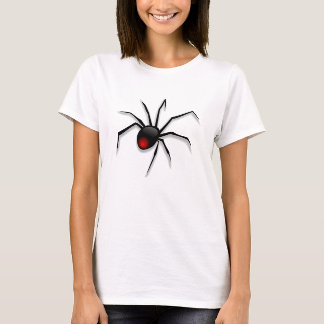 Camiseta de mujer con araña (Anverso)