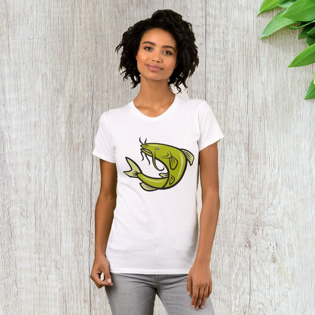 Camiseta de mujer con bagre verde (Subido por el creador)
