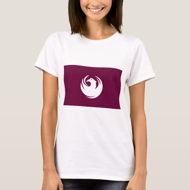 Camiseta de mujer con bandera de Phoenix, Arizona, (Anverso)
