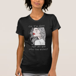 Camiseta de mujer con dos deseos