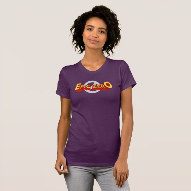 Camiseta de mujer con el logo Epic Zero (Anverso completo)