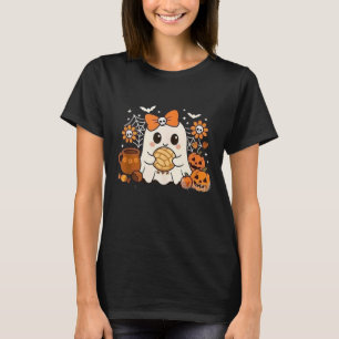 Camiseta de mujer con fantasmas retro lindos de Ha