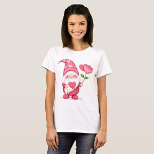 Camiseta de mujer con gnomo de jardín lindo - Capr