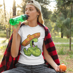Camiseta de Mujer con Gusano Mexicano