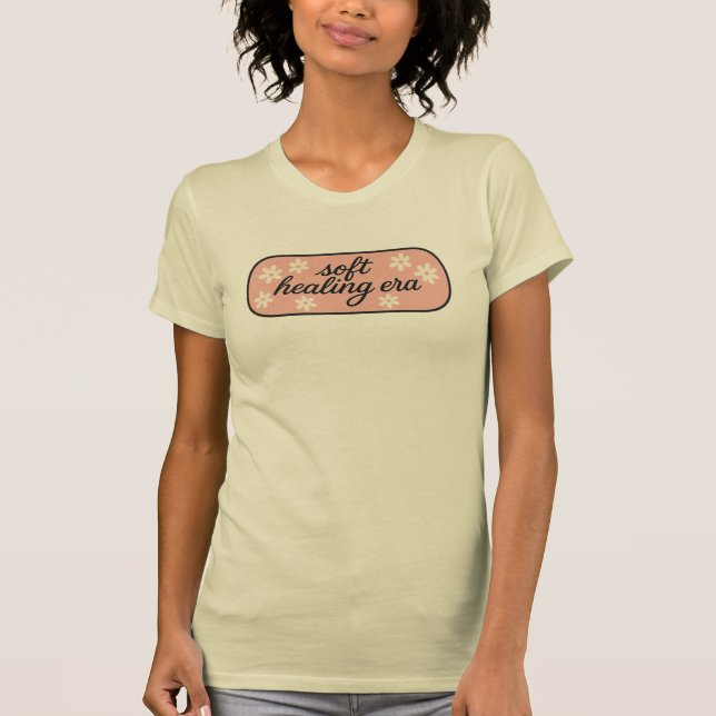 Camiseta de mujer con insignia retro de la era de  (Anverso)