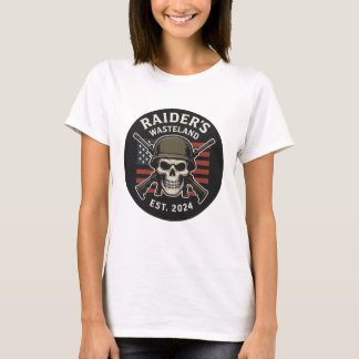 Camiseta de mujer con logotipo oficial de Raider's