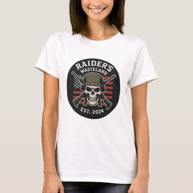 Camiseta de mujer con logotipo oficial de Raider's (Anverso)