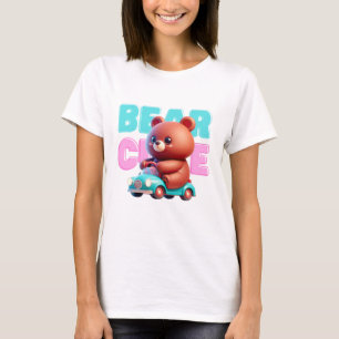 Camiseta de mujer con pelo de oso