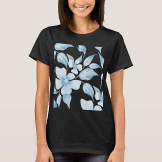Camiseta de mujer con ramo floral de acuarela