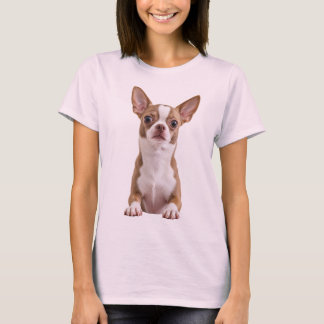 Camiseta de mujer con retrato de perro Chihuahua l