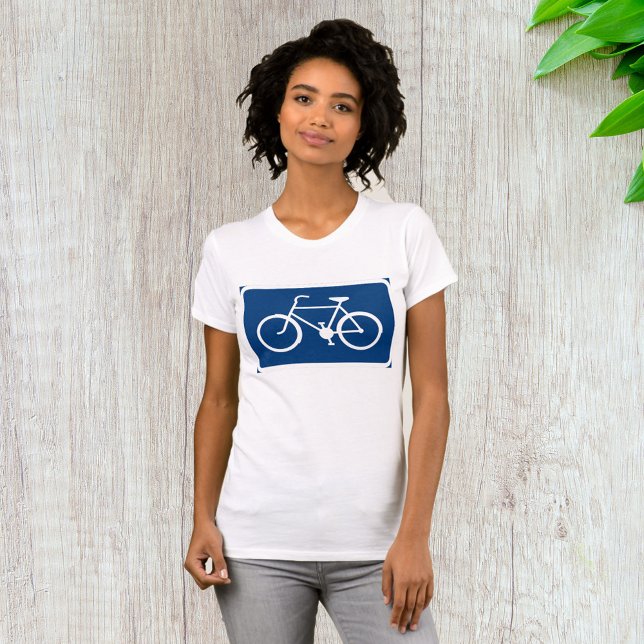 Camiseta de mujer con señal de bicicleta (Subido por el creador)