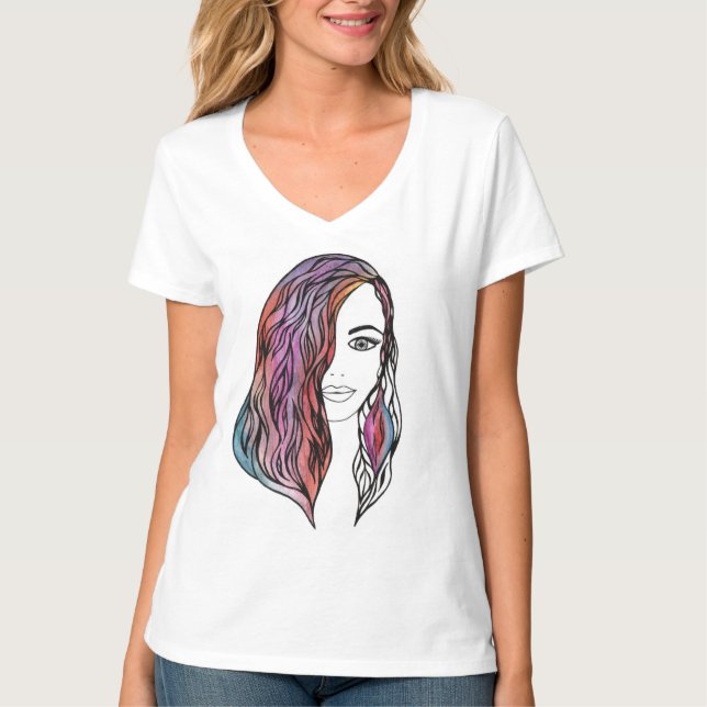 Camiseta de mujer con una foto (Anverso)