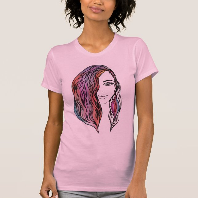 Camiseta de mujer con una foto (Anverso)