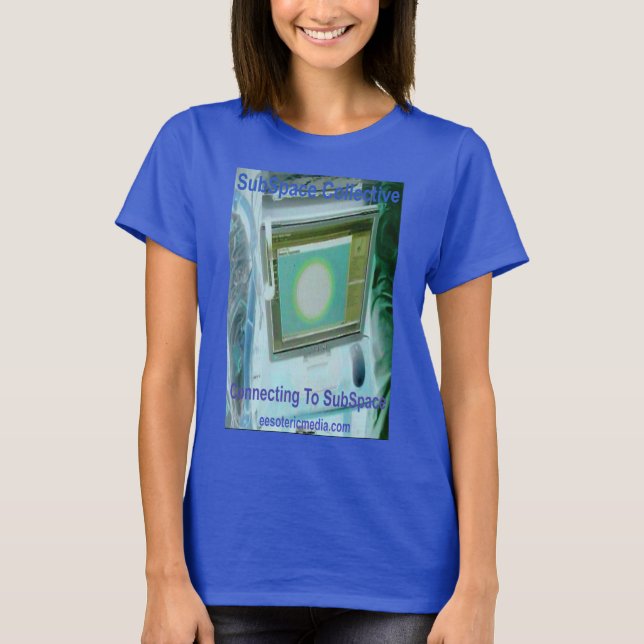 Camiseta de mujer "Conectando con SubSpace" de col (Anverso)