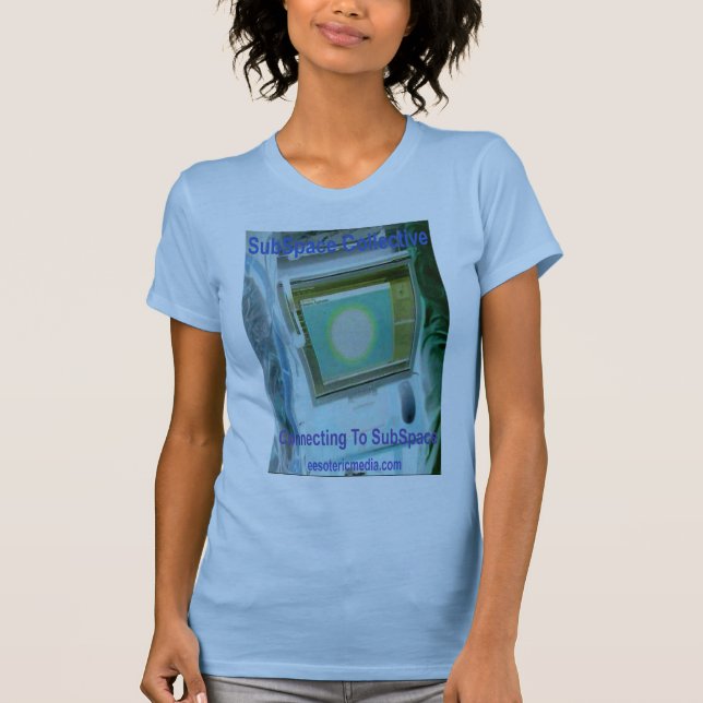 Camiseta de mujer "Conectando con SubSpace" de col (Anverso)