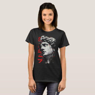 Camiseta de mujer Cracked Classical Bust Trash Pol