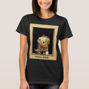 Camiseta de mujer creativa