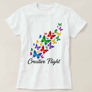 Camiseta de mujer Creative Flight Butterfly 🦋✨