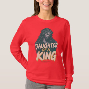 Camiseta de mujer cristiana Hija de un Rey