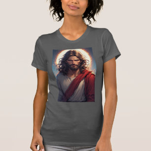 Camiseta de mujer cristiana intensa Jesucristo