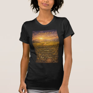 Camiseta de mujer cristiana Verso de la Biblia Jer
