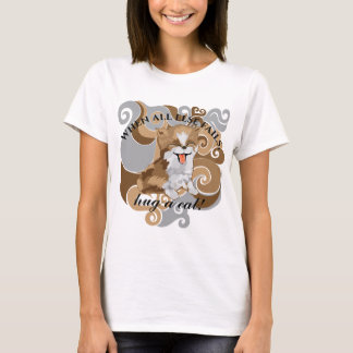 Camiseta de mujer cuando todo lo demás falla, abra