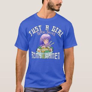 Camiseta de mujer de anime chica solo una chica qu