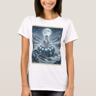 Camiseta de mujer de arte de meditación de Gautam