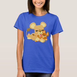 Camiseta de mujer de baño de bebé león Personaliza