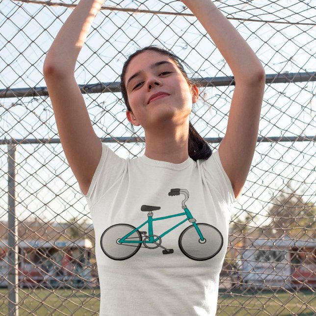 Camiseta de mujer de bicicleta genial (Subido por el creador)