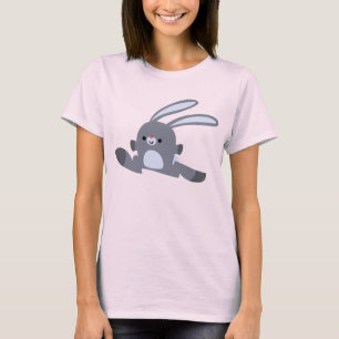 Camiseta de mujer de conejo de dibujos animados co