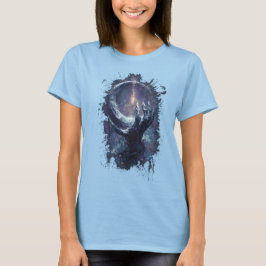 Camiseta de mujer de fantasía oscura Cosmic Hand