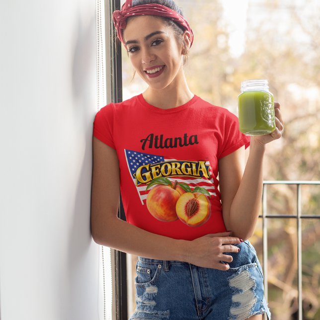Camiseta de mujer de Georgia (Georgia Grown, Southern Known)