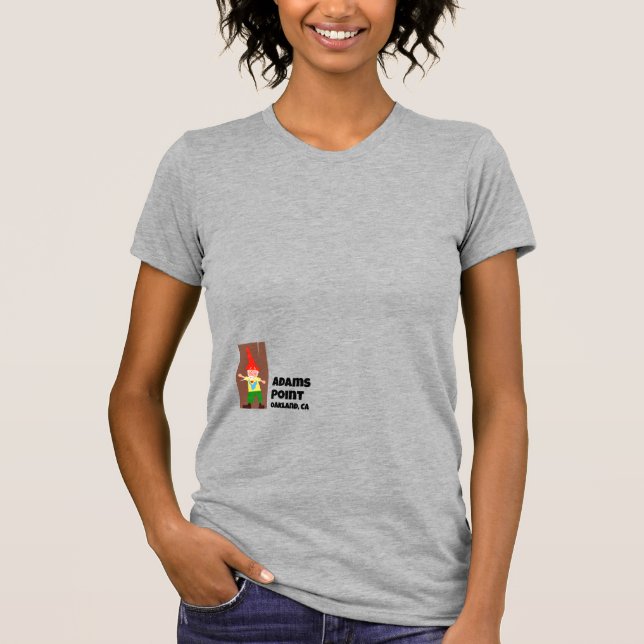 Camiseta de mujer de Gnome de Adams Point (Anverso)
