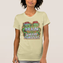 Camiseta de mujer de monstruos para drenar el pant
