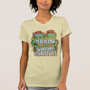 Camiseta de mujer de monstruos para drenar el pant