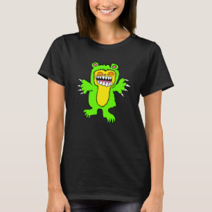 Camiseta de mujer de oso de peluche malvado