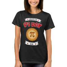 Camiseta de mujer de Pi Day al estilo de Chalkboar