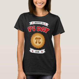 Camiseta de mujer de Pi Day al estilo de Chalkboar