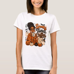 Camiseta de mujer de Spooky Tunes Coffee