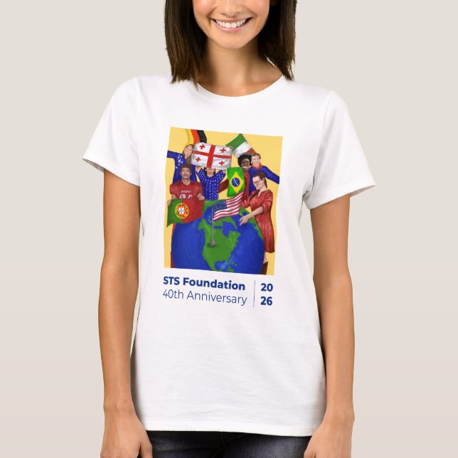Camiseta de mujer del 40º aniversario de STS Found (Anverso)