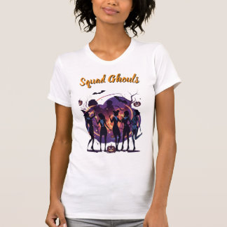 Camiseta de mujer del escuadrón retro de Halloween