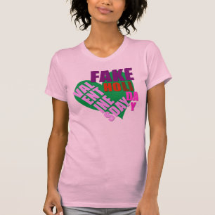 Camiseta de mujer del falso día de San Valentín