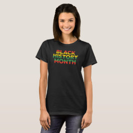 Camiseta de mujer del Mes de la Historia Negra