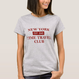 Camiseta de mujer del New York Time Travel Club