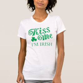 Camiseta de mujer Día de San Patricio Bésame