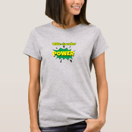 Camiseta de mujer divertida "con tácticas de espos