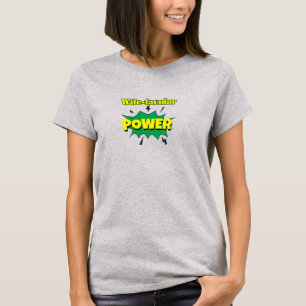 Camiseta de mujer divertida "con tácticas de espos